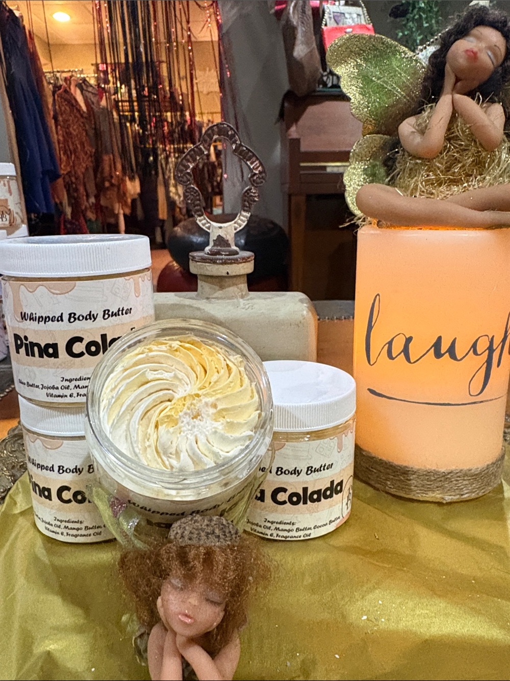 JBotanicals- Pina Colada Natural Whipped Body Butter 4oz  Bundle3/$20mix&match